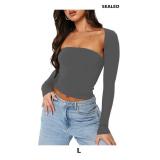 Womenï¿½s Long Sleeve Crop Tops