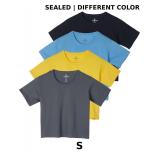 Real Essentials Pack of 4: Women's Cotton Crop Top