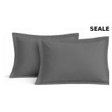 600 TC King Pillow Shams Set of 2
