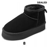 Suede Ankle Boots for Women Winter Snow Warm