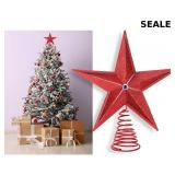 Christmas Traditions 10 inch Gold Glittered