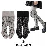 2x Girls Tights