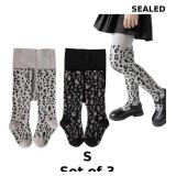3x Girls Tights (2 Pack) Stockings for Girl