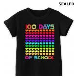 100 Days of School Shirt for Kids Toddler Boys Gir