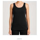 Black Sleeveless Tank Top