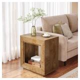 Tribesigns Rustic Wood End Table