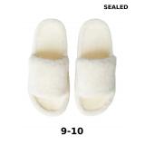 Women's All-Season Open Toe Fuzzy Slippers