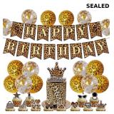 Cheetah Print Birthday Decorations for Girls