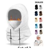 2x Winter Balaclava Ski Mask: Windproof Fleece...