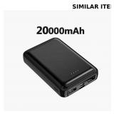 5V 2A Power Bank 20000mAh USB Fast Charging