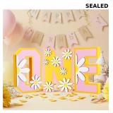 Bucherry Daisy Wooden ONE Letter Sign