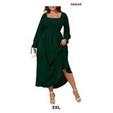 SHESTARR Women's Plus Size Maxi Dress Long Sleeve