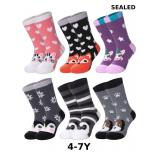 Color City Kids Non Slip Fuzzy Socks Toddlers Boys