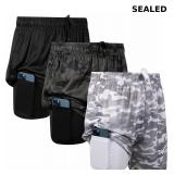 Ultra Performance 3 Pack Mens 2 in 1 Athletic Run