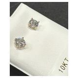 10k Gold 1ct diamond earrings