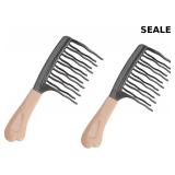 Wide Tooth Comb for Curly, Detangling Hair Brush