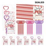 Kosiz 24 Set Valentine's Day Gifts Heart Pens