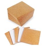 30 Pack Self-Adhesive Cork Squares 4ï¿½ x 4ï¿½