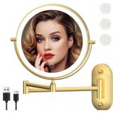 MIROAMZ 12.2 X 11.1' Lighted Makeup Mirror