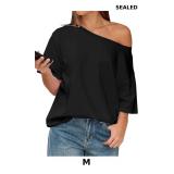 Matunana Off The Shoulder Tops for Women Oversized
