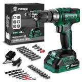 DEKO PRO Green Cordless Drill