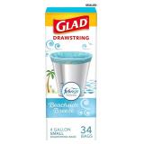 Glad Small Trash Bags 4 Gallon, Febreze Beachside