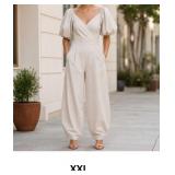Puff Sleeve Jumpsuit