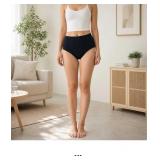Black High-Waisted Briefs