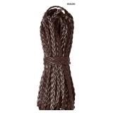 Flat Braided Leather Cord 5mm Braided Cording