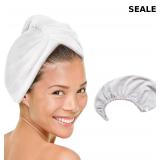 MICRODRY Ultra-Absorbent Softloft Hair Wrap, White