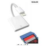 2x SD Card Reader for iPhone Camera Memory...