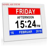 Digital Day Clock - Electronic Clock
