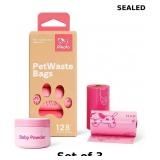 3x Dog Poop Bags Rolls, 128 Count (8 Refills)