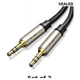 2x VIOY Audiophile 3.5mm Aux Cable
