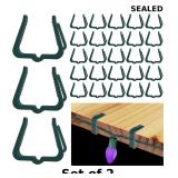 2x FONUNO Christmas Light Hangers Clips
