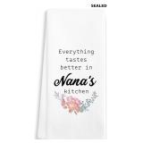 Nana Gifts Kitchen Towel 16'x24' Everything Tastes