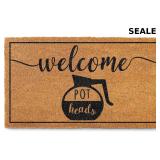 MAINEVENT Pot Head Door Mat Outdoor