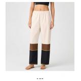 Colorblock Wide-Leg Pants