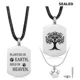 ANZOME Pet Urn Necklace for Ashes