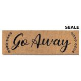 MAINEVENT Go Away Doormat 50x15 Inch