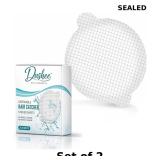 2x Disposable Shower Drain Hair Catcher Stickers