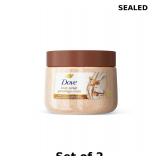 2x Dove Brown Sugar and Coconut Butter Body Scrub