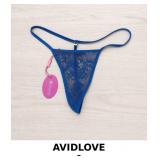 AVIDLOVE Blue Lace Thong