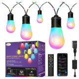 OUTON Outdoor String Lights, 46FT