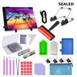 LIRUNQIU 59 Pcs Diamond Painting A4 LED Light Pad