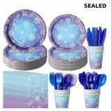 Magical Frozen Wonderland Party Kit - 161pcs