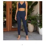 Navy Blue Sports Bra