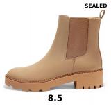 Coutgo Womens Platform Chunky Low Heel Slip