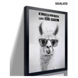 Orvannaatr Bathroom Wall Art Wooden Frame