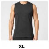 Black Sleeveless Athletic Top